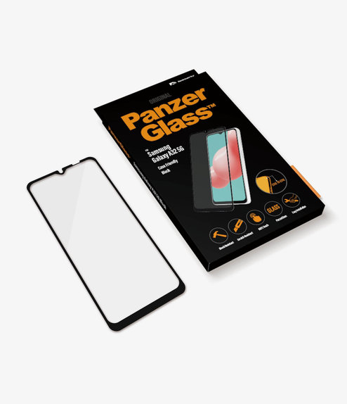 PanzerGlass - Compatible avec les coques en verre trempé pour Samsung Galaxy A32 5G, noir