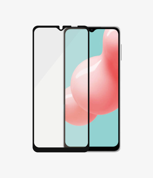 PanzerGlass - Compatible avec les coques en verre trempé pour Samsung Galaxy A32 5G, noir