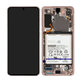 Samsung Galaxy S21 G991B - Écran LCD + Ecran Tactile + Cadre + Batterie (Violet Phantom) - GH82-24716B, GH82-24718B Genuine Service Pack