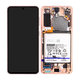 Samsung Galaxy S21 G991B - Écran LCD + Écran tactile + Cadre + Batterie (Rose fantôme) - GH82-24716D, GH82-24718D Genuine Service Pack