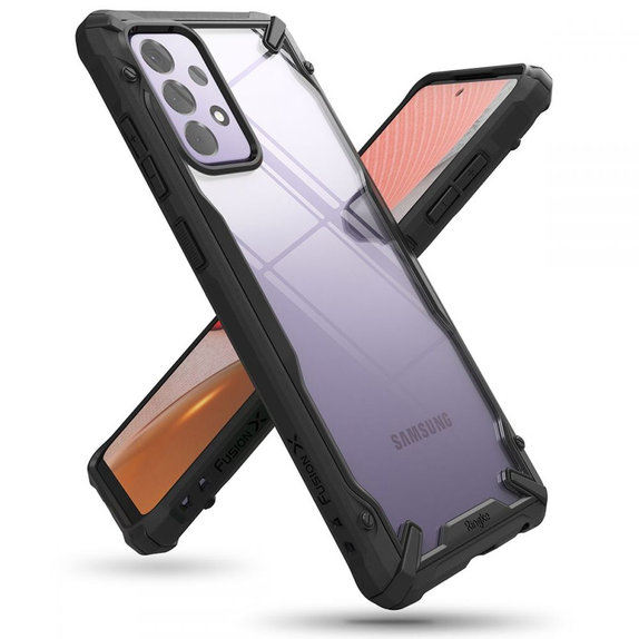 Ringke - Coque Fusion X pour Samsung Galaxy A72 5G, noir