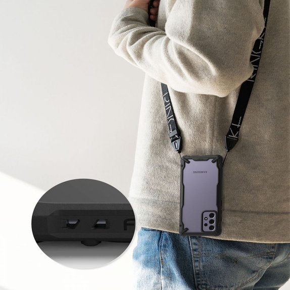 Ringke - Coque Fusion X pour Samsung Galaxy A72 5G, noir
