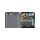 Samsung Galaxy Z Flip 5G F707B - Écran LCD + Écran Tactile + Cadre (Externe) (Gris Mystique) - GH96-13806A Genuine Service Pack
