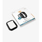 PanzerGlass - Verre trempé Full Body AB pour Apple Watch 4, 5, 6, SE (1ère génération) et SE (2ème génération) 44 mm, noir