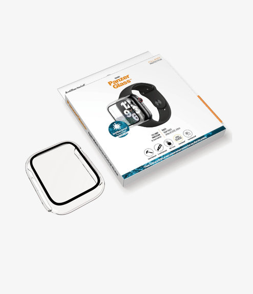 PanzerGlass - Verre trempé Full Body AB pour Apple Watch 4, 5, 6, SE (1ère génération) et SE (2ème génération) 40 mm, transparent
