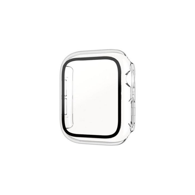 PanzerGlass - Verre trempé Full Body AB pour Apple Watch 4, 5, 6, SE (1ère génération) et SE (2ème génération) 44 mm, transparent