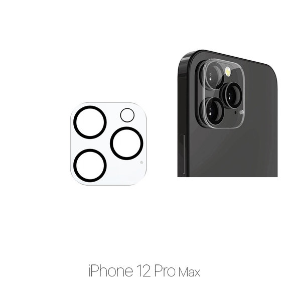 FixPremium Glass - Protecteur d'objectif de caméra arrière pour iPhone 12 Pro Max