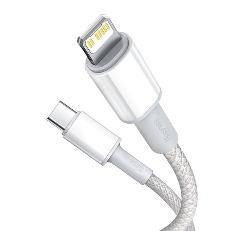 Baseus - Câble Lightning / USB-C (1m), blanc