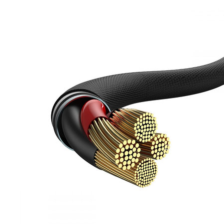 Baseus - Câble Lightning / USB-C (1m), noir