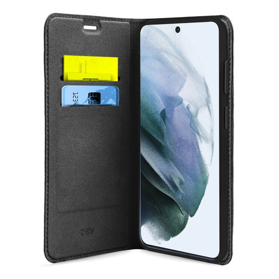 SBS - Étui Book Wallet Lite pour Samsung Galaxy S21 FE, noir