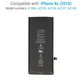 Batterie pour iPhone XR, 2942mAh, FixPremium