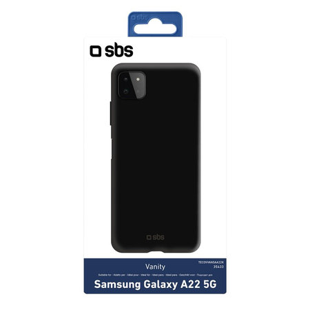 SBS - Étui Vanity pour Samsung Galaxy A22 5G, noir