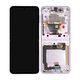 Samsung Galaxy Z Flip 3 F711B - Écran LCD + Écran Tactile + Cadre (Lavande) - GH82-26273D Genuine Service Pack