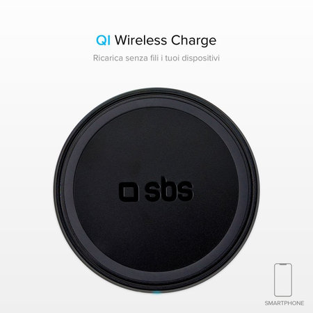 SBS - Chargeur sans fil s QI, noir