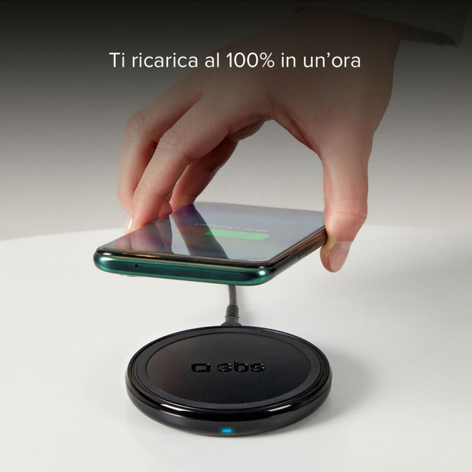 SBS - Chargeur sans fil s QI, noir