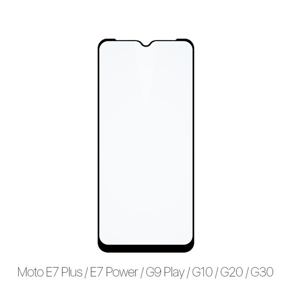 FixPremium FullCover Glass - Verre trempé pour Motorola Moto E7 Plus, E7 Power, G9 Play, G10, G20 et G30
