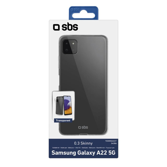 SBS - Coque Skinny pour Samsung Galaxy A22 5G, transparente