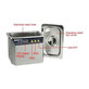 Baku BK-3550 - Nettoyeur à ultrasons en acier inoxydable - 0,5 L