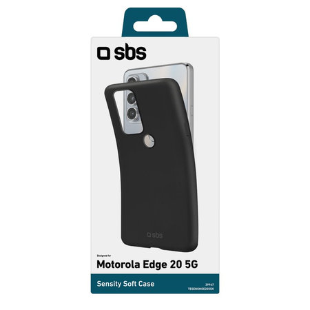 SBS - Étui Sensity pour Motorola Edge 20 5G, noir