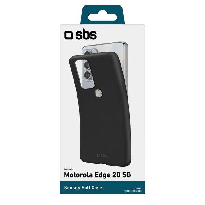 SBS - Étui Sensity pour Motorola Edge 20 5G, noir