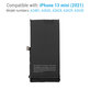 Batterie pour iPhone 13 Mini, 2406mAh