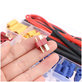 Amass - Kit de connecteurs de batterie (T-plug, EC3, XT60, T-plug, EC3, XT60, fil en silicone et gaine thermorétractable)