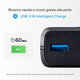 SBS - PowerBank 20 000 mAh, 2x USB, Micro-USB, noir