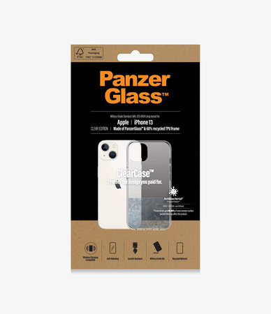 PanzerGlass - Étui ClearCase AB pour iPhone 13, transparent