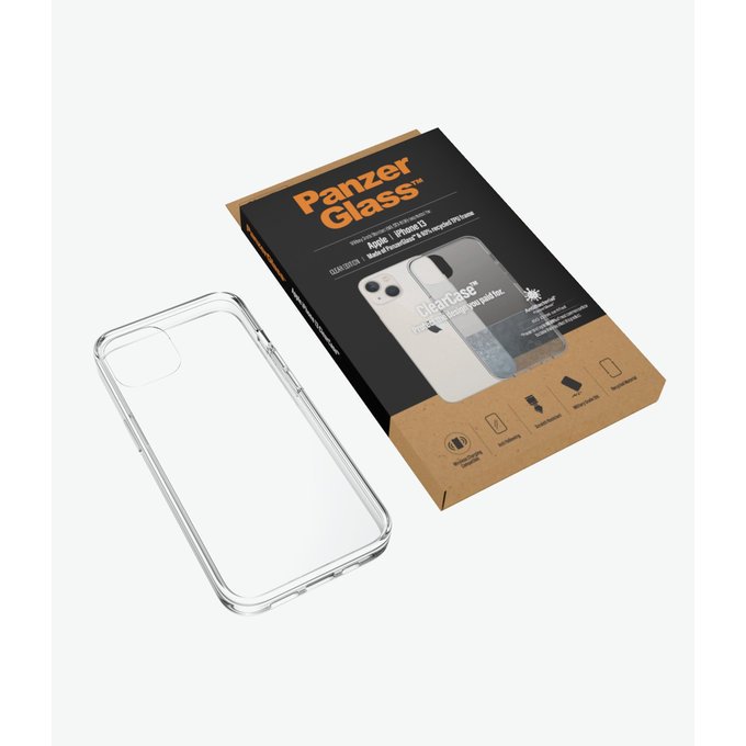 PanzerGlass - Étui ClearCase AB pour iPhone 13, transparent