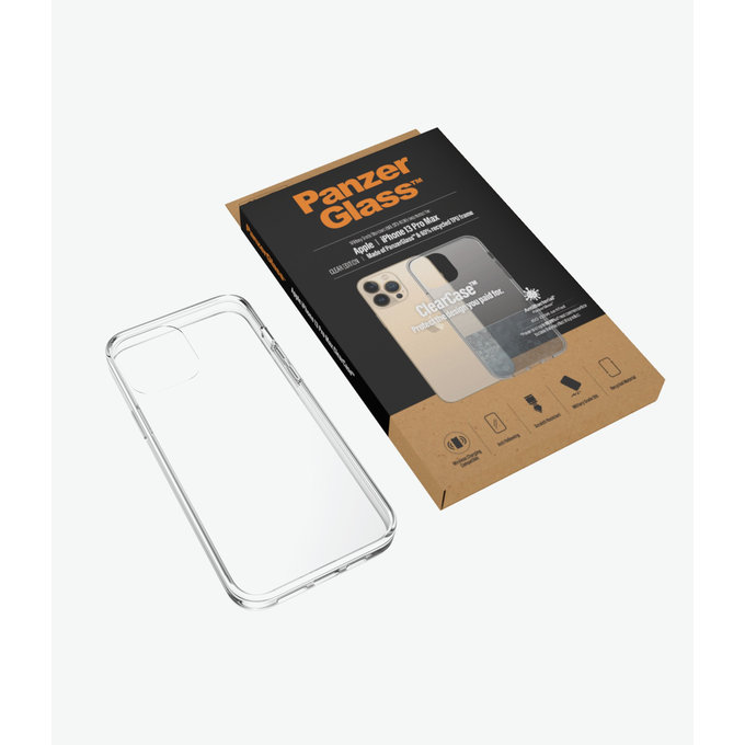 PanzerGlass - Étui ClearCase AB pour iPhone 13 Pro Max, transparent