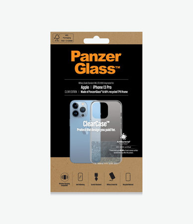 PanzerGlass - Étui ClearCase AB pour iPhone 13 Pro, transparent