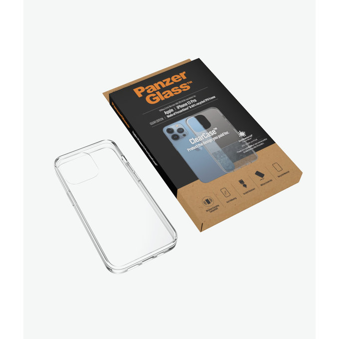 PanzerGlass - Étui ClearCase AB pour iPhone 13 Pro, transparent