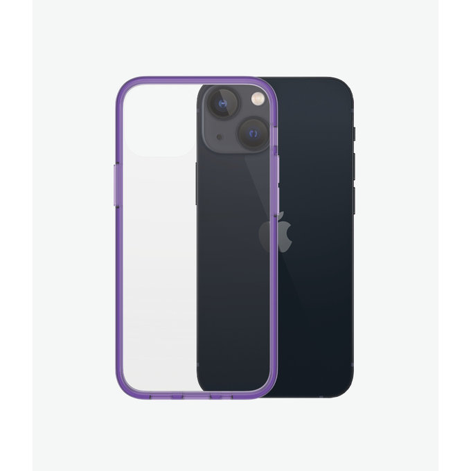 PanzerGlass - Étui ClearCaseColor AB pour iPhone 13 mini, raisin