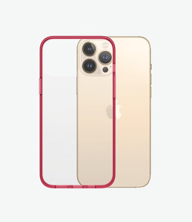PanzerGlass - Coque ClearCaseColor AB pour iPhone 13 Pro Max, fraise