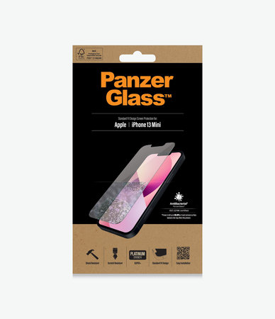 PanzerGlass - Verre Trempé Standard Fit AB pour iPhone 13 mini, transparent