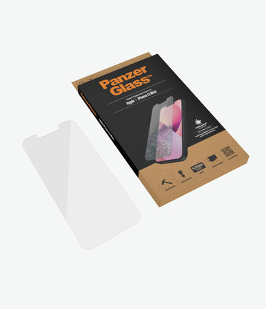 PanzerGlass - Verre Trempé Standard Fit AB pour iPhone 13 mini, transparent