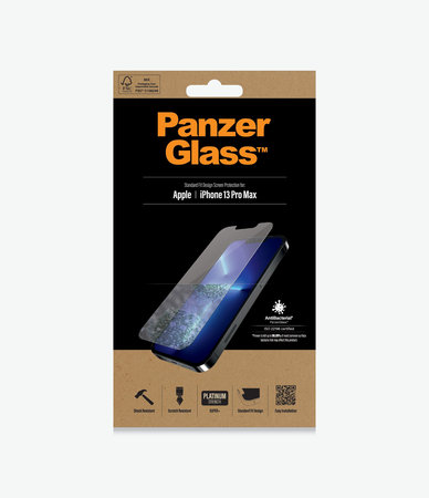 PanzerGlass - Verre trempé Standard Fit AB pour iPhone 13 Pro Max & 14 Plus, transparent