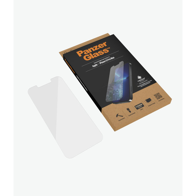 PanzerGlass - Verre trempé Standard Fit AB pour iPhone 13 Pro Max & 14 Plus, transparent