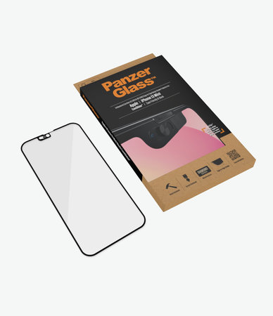 PanzerGlass - Étui en verre trempé CamSlider AB pour iPhone 13 mini, noir