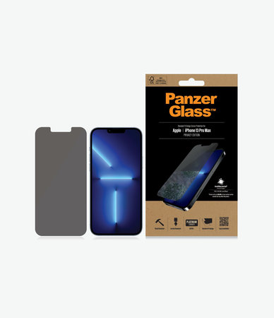 PanzerGlass - Verre trempé Standard Fit Privacy AB pour iPhone 13 Pro Max & 14 Plus, transparent