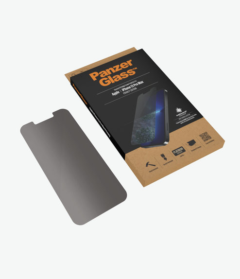 PanzerGlass - Verre trempé Standard Fit Privacy AB pour iPhone 13 Pro Max & 14 Plus, transparent