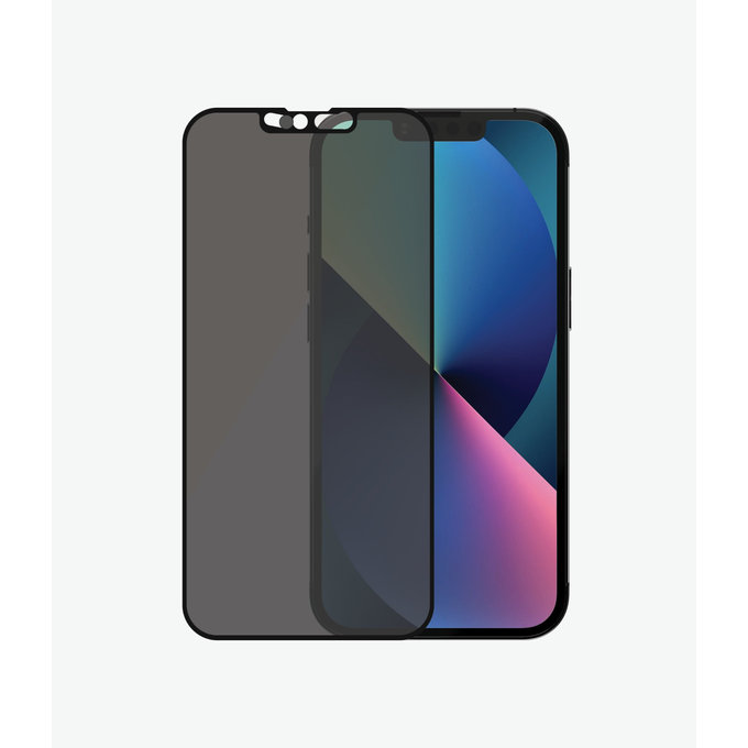 PanzerGlass - CamSlider AB de confidentialité compatible avec les coques en verre trempé pour iPhone 13, 13 Pro et 14, noir