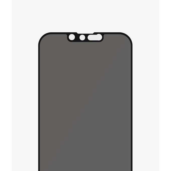 PanzerGlass - Coque en verre trempé Friendly Privacy AB pour iPhone 13 Pro Max et 14 Plus, noir