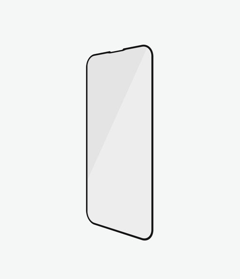 PanzerGlass - Étui en verre trempé Friendly AB pour iPhone 13 Pro Max et 14 Plus, noir