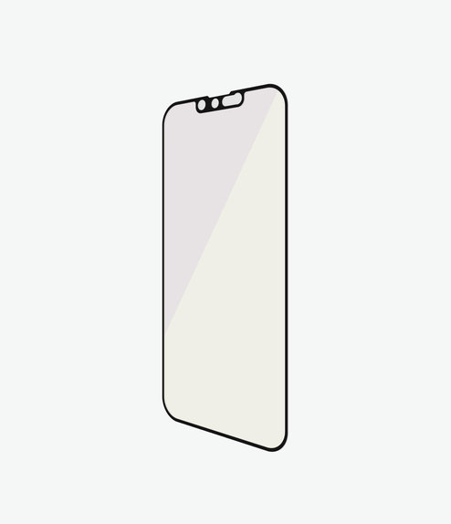 PanzerGlass - Coque en verre trempé anti-lumière bleue AB pour iPhone 13 Pro Max et 14 Plus, noir