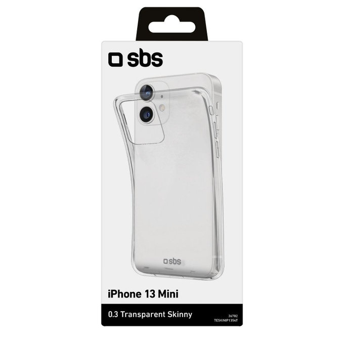 SBS - Coque Skinny pour iPhone 13 mini, transparente