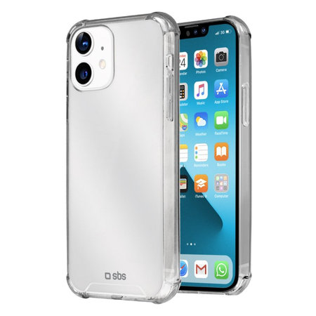 SBS - Coque Impact pour iPhone 13 mini, transparente