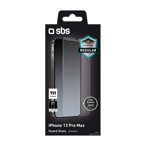 SBS - Verre Trempé pour iPhone 13 Pro Max & 14 Plus, transparent