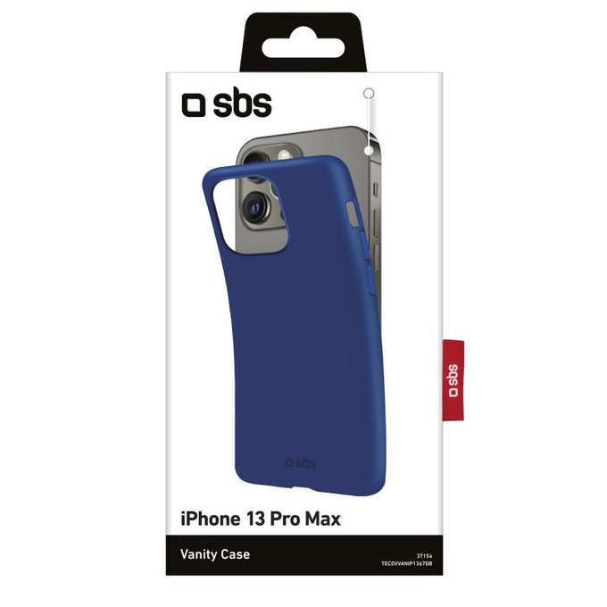 SBS - Étui Vanity pour iPhone 13 Pro Max, bleu