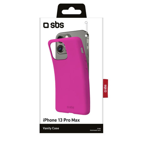 SBS - Étui Vanity pour iPhone 13 Pro Max, rose